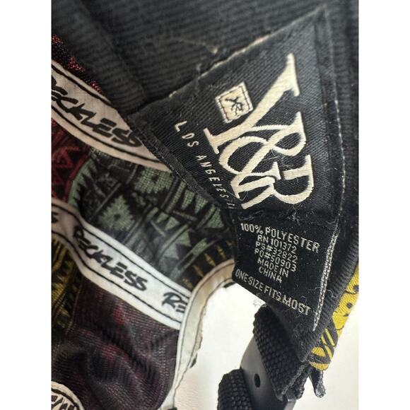 YOUNG & RECKLESS Cap Men's Snapback Hat Multi Colored Tribal Southwest Aztec - Picture 9 of 9